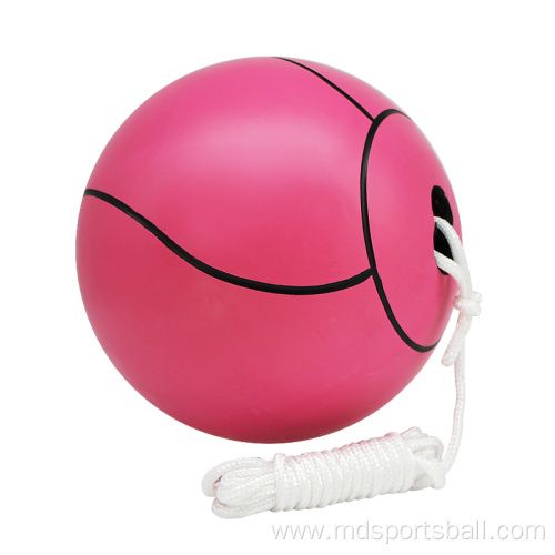 Pink soft touch professional tetherball
